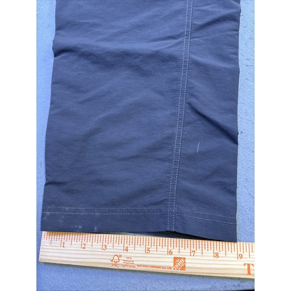 The North Face Pants Mens XL Convertible Hiking Nylon Cargo BELTED GRAY FISHING
